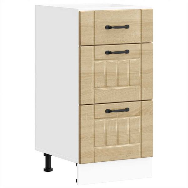 vidaXL virtuves apak&scaron;ējai skapītis, Lucca, ozolkoka krāsa