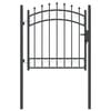vidaXL Žoga vārti ar naglām EMMEN 100 x 100 cm Pulverkrāsots tērauds
