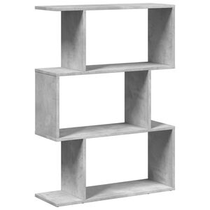 vidaXL telpas sadalītājs, grāmatu plaukts, 3 līmeņi, 70x24x97 cm