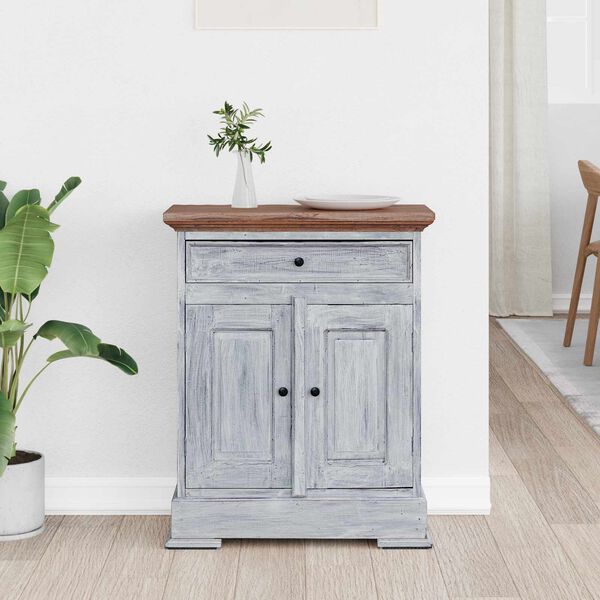 vidaXL Skapītis 63 x 30 x 79 cm Cieta mahagona koks