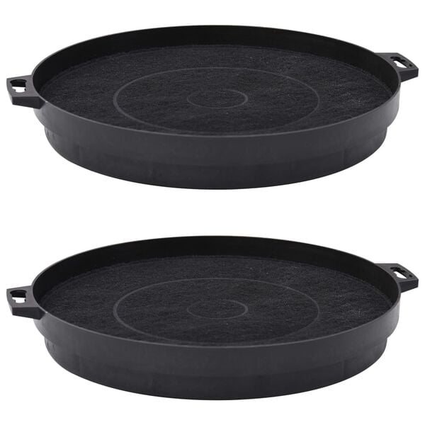 vidaXL tvaika nosūcēja ogles filtri, 2 gab., 210 mm