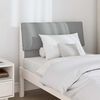 vidaXL Mīkstināts gultas galvgalis Gai&scaron;i pelēks 80 cm