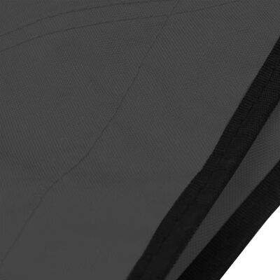 vidaXL trīsloku motorlaivas jumts, pelēks, 183x140x137 cm