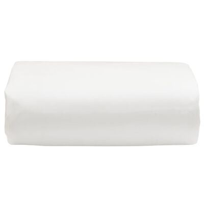 vidaXL brezenta pārklājs, balts, 2,5x3,5 m, 650 g/m²