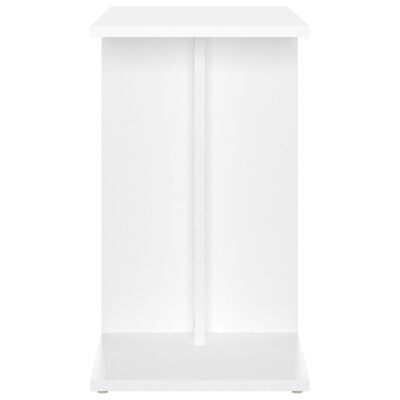 vidaXL galdiņš, balts, 50x30x50 cm, skaidu plāksne