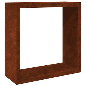 vidaXL Malkas plaukts 100x40x100 cm laikapstākļiem izturīgs tērauds