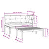 vidaXL 2-daļīgs dārza pale&scaron;u dīvāna komplekts ar matračiem, akācija