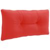 vidaXL Muguras spilvens PUTTEN 100% poliesters Sarkana 70 x 40 x 10 cm