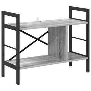 vidaXL Grāmatu plaukts Pelēks Sonoma 75 x 30 x 58,5 cm