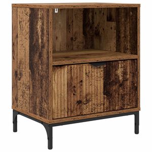 vidaXL Nakts skapītis Vecs koks 49 x 36 x 61 cm Inženierijas koks
