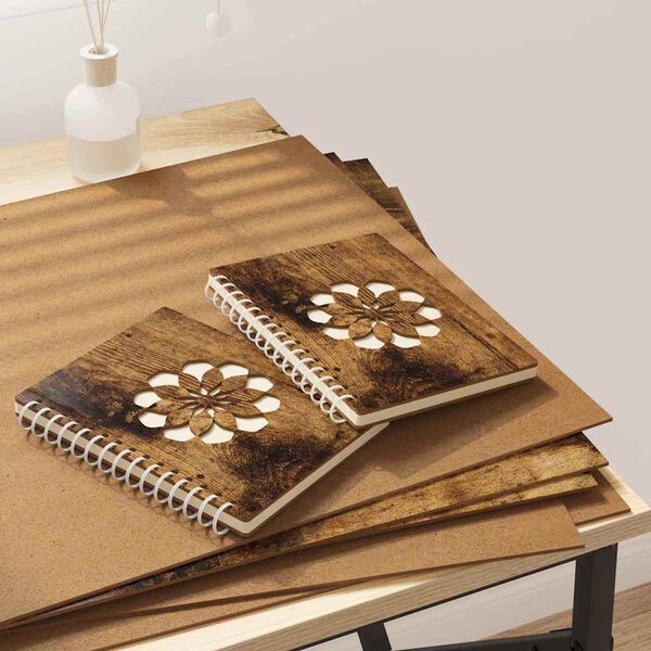 vidaXL Dekora Paneli 12 pcs Dūmakaina ozolkoka 40 x 60 x 0.3 cm