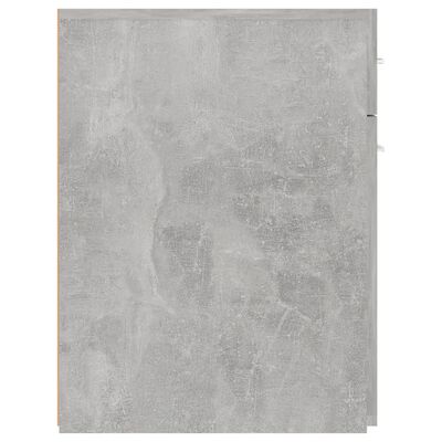 vidaXL atvilktņu skapis, betona pelēks, 20x45,5x60 cm, skaidu plāksne