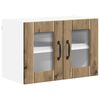 vidaXL Virtuves Skapis Lucca 2 pcs Artisan Ozols 60 x 31 x 40 cm