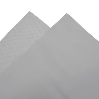 vidaXL brezenta pārklājs, pelēks, 5x8 m, 650 g/m²
