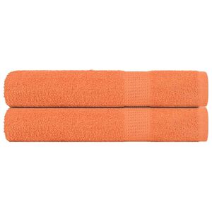 vidaXL pirts dvieļi, FROGN, 2 gab., oranži, 80x200 cm, 360 g/m&sup2;