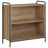 vidaXL Grāmatplaukts 80 x 33 x 80 cm Inženierijas koks Artisan Ozols
