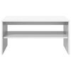 vidaXL Kafijas galdiņ&scaron; Balts 80 x 50 x 40 cm Inženierijas koks