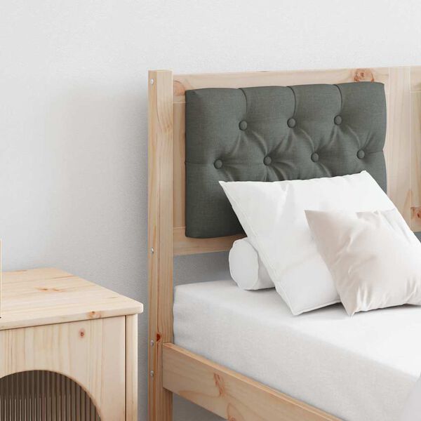 vidaXL Galvgalis Cits brūns un tum&scaron;i pelēks 135 cm Priedes masīvkoks