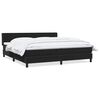 vidaXL Box Spring Gulta ar matrača Melns 200x220 cm samts