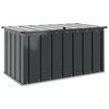 vidaXL Dārza uzglabā&scaron;anas kaste Melna 101 x 56,5 x 50 cm Tērauds