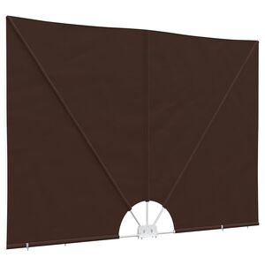 vidaXL Balcony Privacy Screen Taisnstūra 200 x 300 cm Poliesters Brūna