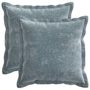 vidaXL Spilvenu pārvalks 2 gab. HOUTEN Gai&scaron;i zila 30 x 30 cm