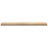 vidaXL palodzes 2 gb., neapstrādāts, 100x15x2 cm, ozola masīvkoks