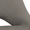 vidaXL bāra krēsls, tum&scaron;i pelēks samts