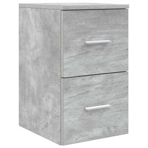 vidaXL Vannas istabas skapis starp Betona pelēks 30 x 35 x 50 cm