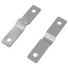 vidaXL Trieciena plāksne 2 gab. Sudraba 50 x 10 x 1,2 mm Dzelzs