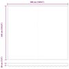 vidaXL Markīzes rezerves audums Bē&scaron;a 380 x 345 cm Poliesters