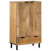 vidaXL Highboard Brown 60x33x100 cm Masīvkoka Mango