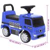 vidaXL stumjams rotaļu auto, Mercedes-Benz Truck, zils