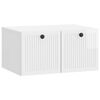 vidaXL Sienā piestiprināms TV skapis Spīdīgi balts 59,5 x 41 x 30 cm