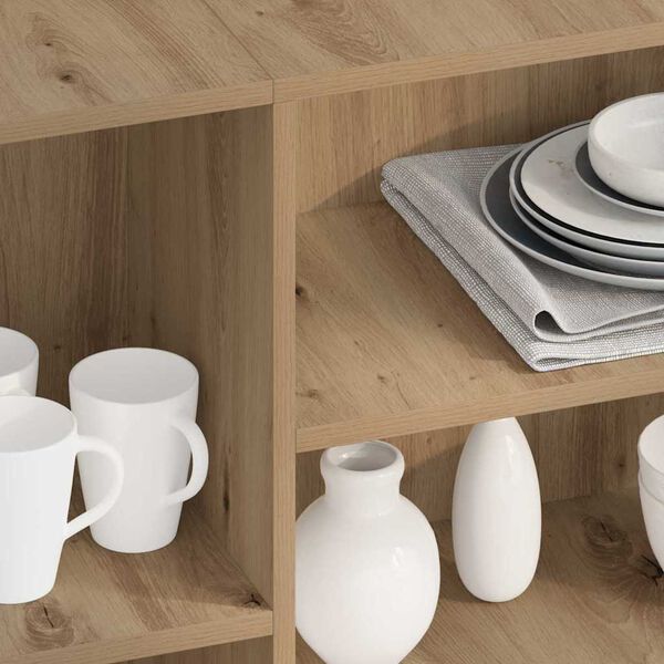 vidaXL Puse Artisānā ozols 120 x 30 x 75 cm Inženierijas koks