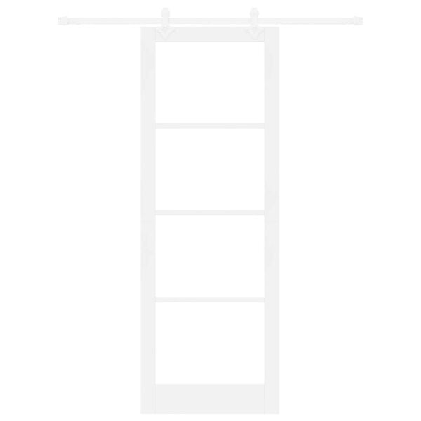 vidaXL Slīdošās durvis Balts 83 x 232 cm
