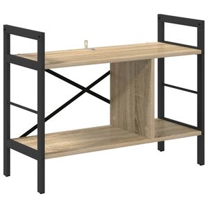 vidaXL Grāmatu plaukts 3 līmeņi 75 x 30 x 58,5 cm Inženierijas koks