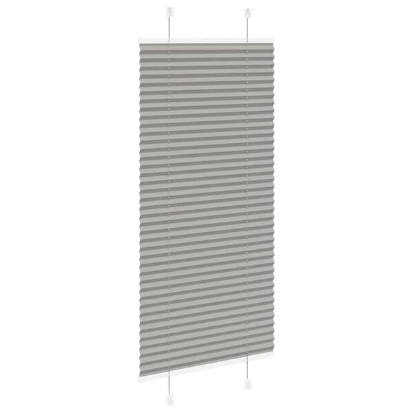 vidaXL plisētās žalūzijas antracīts 55x150 cm auduma platums 54,4 cm