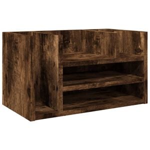 vidaXL rakstāmgalda organizators, ozolkoka, 44,5x24x25 cm, koks