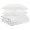 vidaXL Segas komplekts ar spilvenu 3 pcs Balts Dūnu spalva