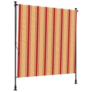 vidaXL Āra Ruļļu Žalūzija Daudzkrāsains 100 x 270 cm