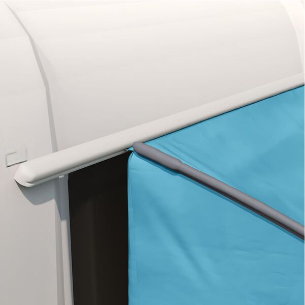 vidaXL Bagāžnieka telts ar jumtu Zila 194 x 180 x 210 cm tafta