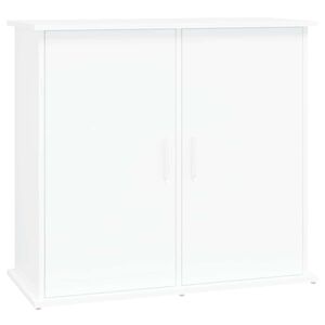 vidaXL akvārija statīvs, balts, 81x36x73 cm, inženierijas koks
