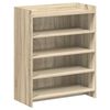 vidaXL Apavu skapis Sonomas ozols 73,5 x 36 x 92 cm Inženierijas koks