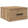 vidaXL Nakts skapītis 35 x 35 x 20 cm Inženierijas koks Artisānā ozols