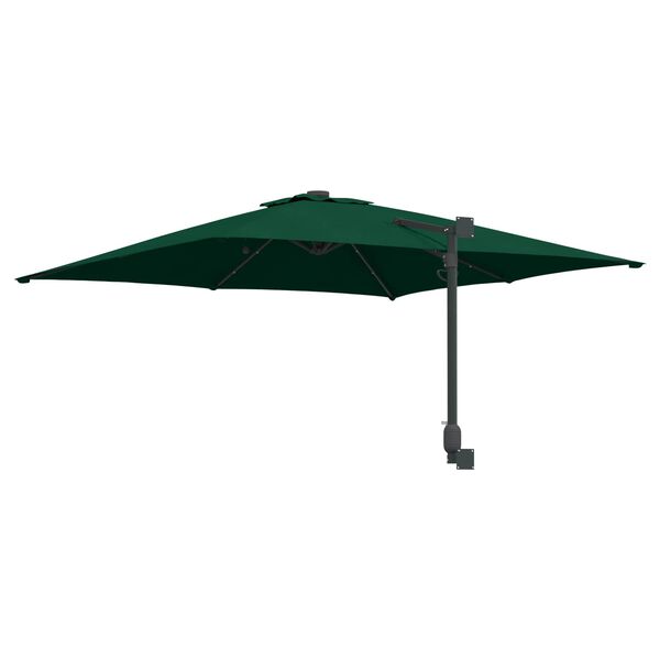 vidaXL Dārza parasols Zaļa 248.5 x 247.5 x 160 cm audums