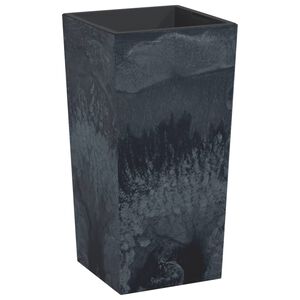 vidaXL puķu kaste ar izņemamu ieliktni, pelēka, 11/26,5 L, PP