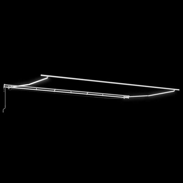 vidaXL Izvelkams jumtiņ&scaron; Sarkana un balta 600 &times; 300 cm