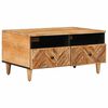vidaXL Kafijas galdiņ&scaron; Brūna 80 x 54 x 40 cm Cieta mango koksne