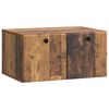 vidaXL Sienā piestiprināms TV skapis 59,5 x 41 x 30 cm Vecs koks